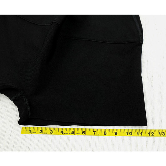 Skims Swim Shorts 4X Onyx Textured Mid-Waist Shape Tummy Control Sporty Resort - Picture 8 of 13